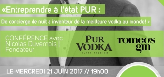 Conférence| Nicolas Duvernois, PUR Vodka| Anticosti